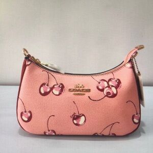 COACH Teri Shoulder Bag With Cherry Print CR290